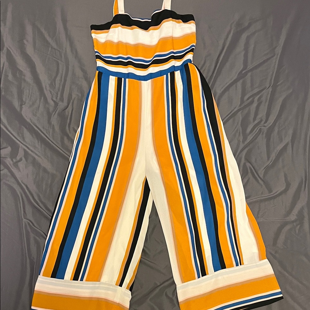 Colorful Striped Jumpsuit